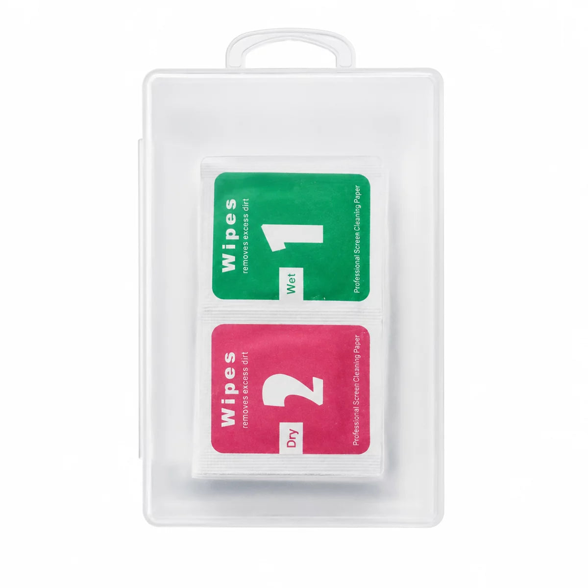 DJI Pocket 4 screen protector 2-pack in white transparent retail packaging