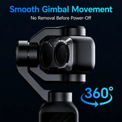 DJI Osmo Pocket 4P filter designed to remain installed when the gimbal is powered off