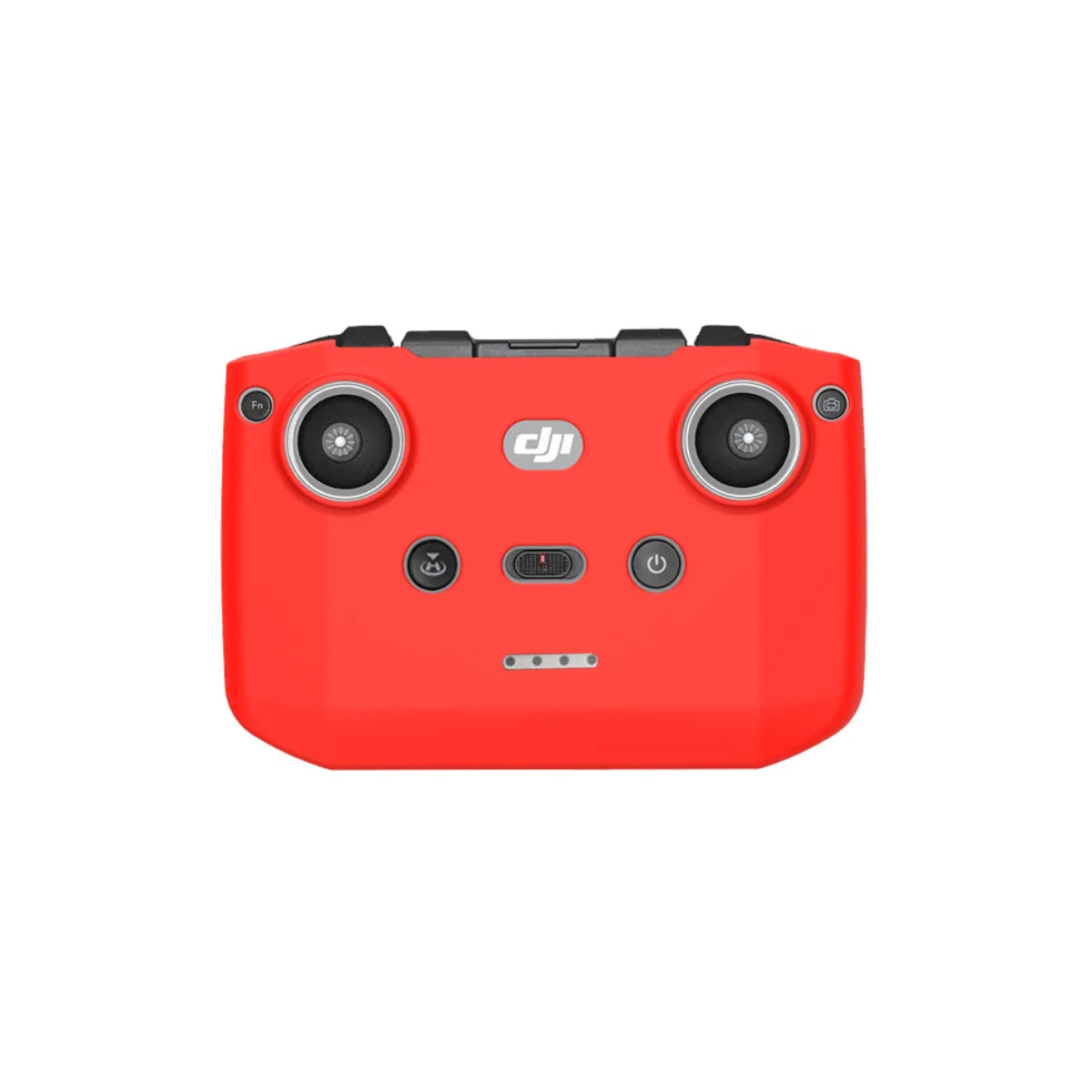 Vibrant red soft silicone case for DJI RC-N1 controller.
