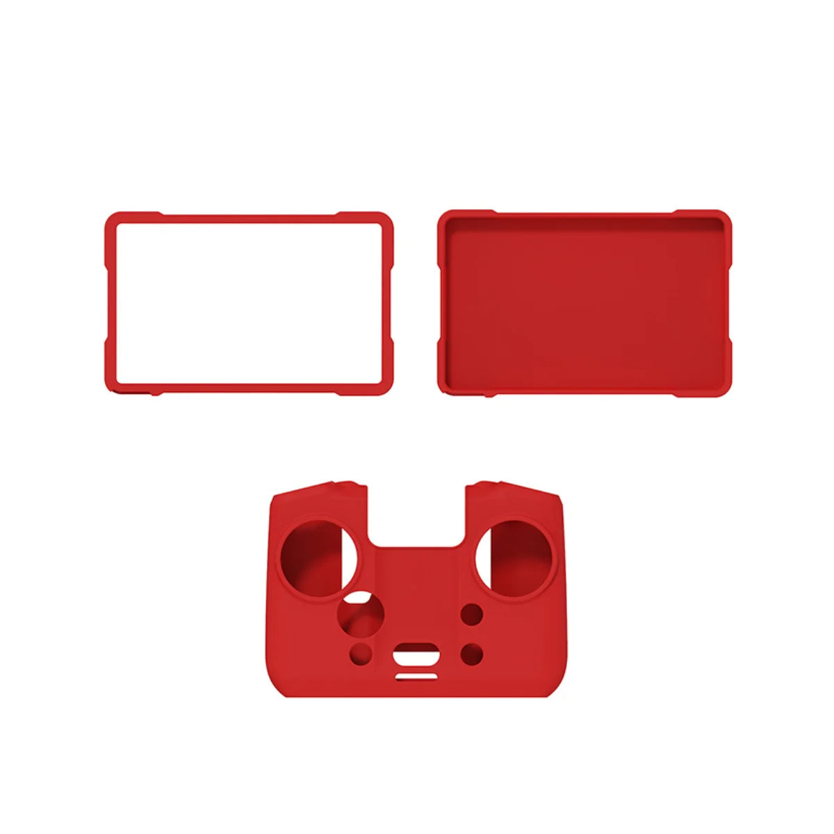 Vibrant red flexible silicone controller protector for DJI RC Pro 2.