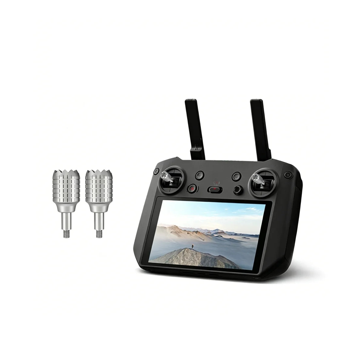 Main view of the DJI RC Pro controller joystick upgrade kit.
