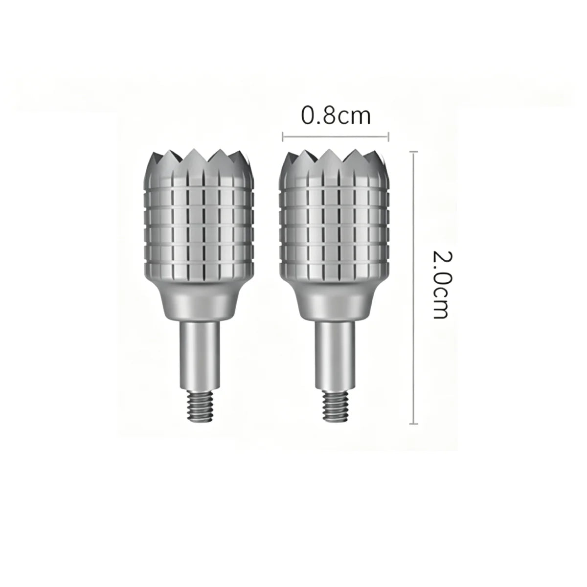 Professional grey aluminum joystick sticks for DJI RC Pro controller.
