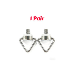 One pair of DJI RC / RC2 neck strap mounting screws.