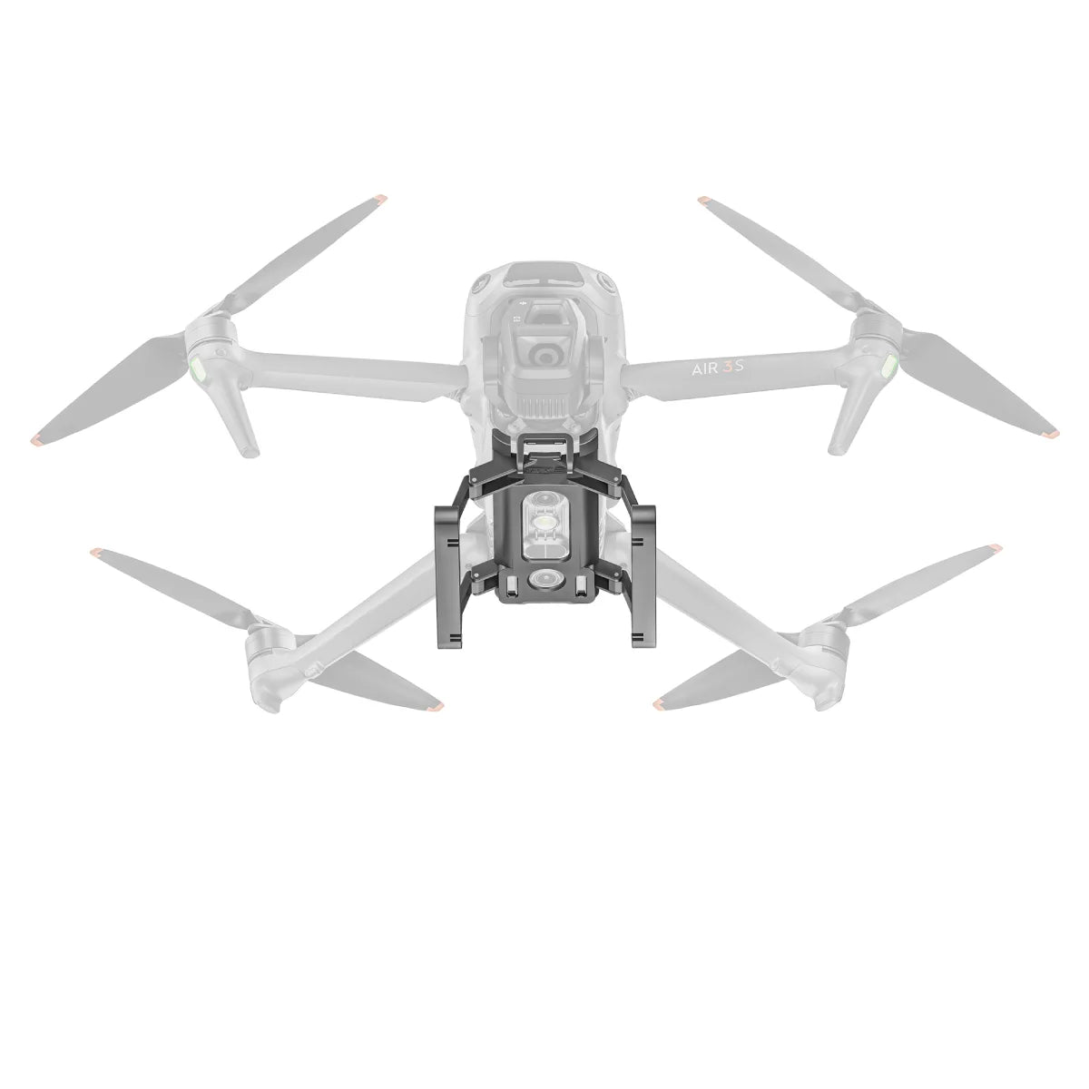 3D model view of the precision-engineered DJI Air 3S leg extensions.