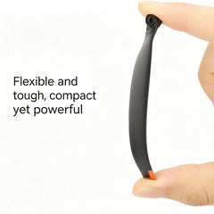 Flexibility and durability test of high-toughness PC material for drone wings.