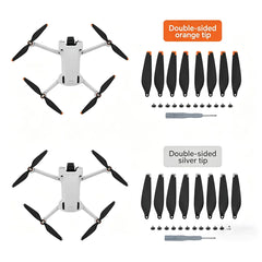 Step-by-step installation guide for replacing DJI Mini 4 Pro propeller blades.