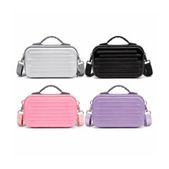 Insta360 Luna Ultra Creator Kit carrying case in black silver purple and pink