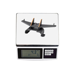 Weighing only 4.3g, this tail wing minimizes impact on flight performance.