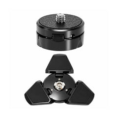 1/4 inch screw mount detail on magnetic mini tripod for DJI Pocket 4