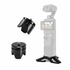 Magnetic mini tripod for DJI Pocket 4 with auto pop-up aluminum design