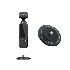 STARTRC DJI Pocket 3 magnetic mount stand in premium black aluminum.