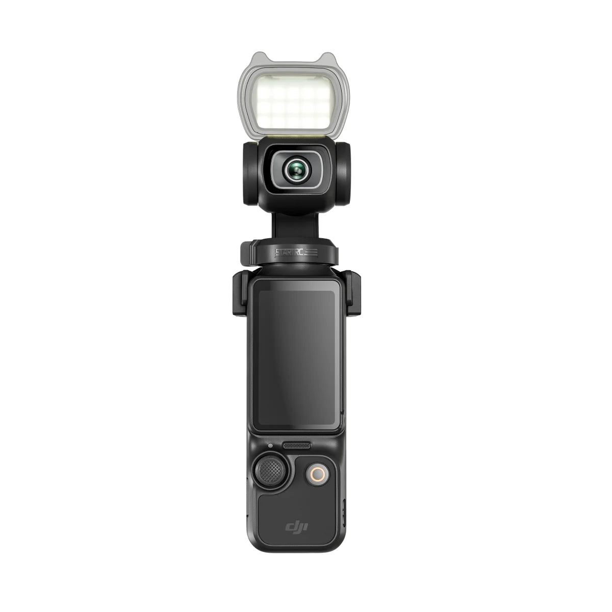Dual fill light setup for vlogging using two magnetic LED lights.