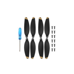 Black and gold propellers for DJI Mini 2 Mini SE and Mini 4K