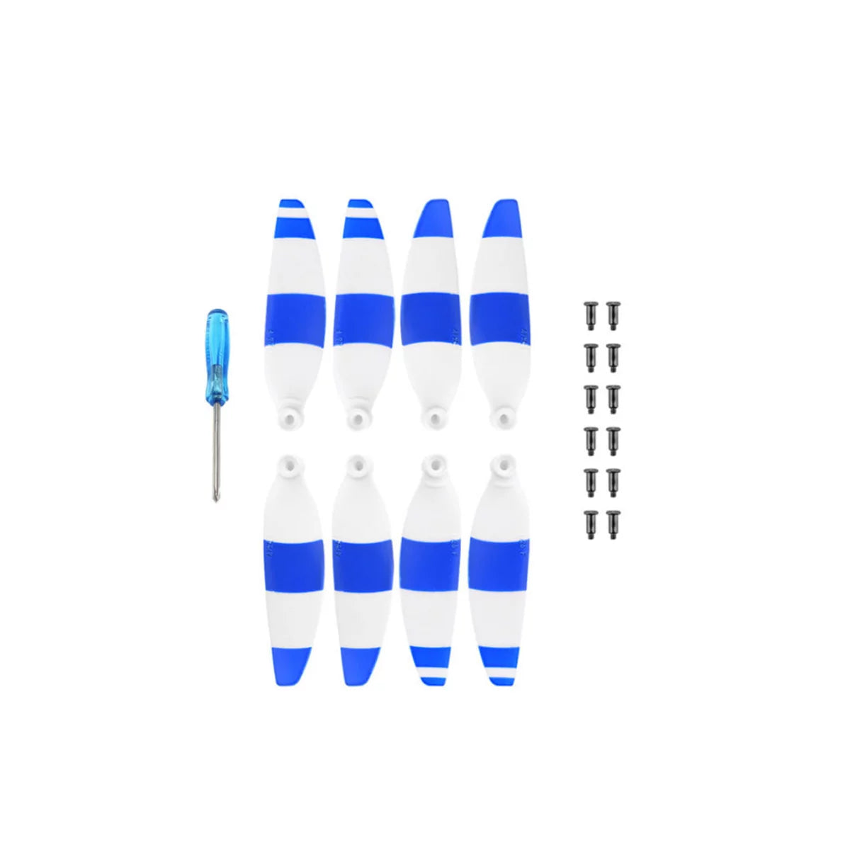 Blue and white propellers for DJI Mini 2 Mini SE and Mini 4K