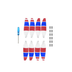 Red blue and white propellers for DJI Mini 2 Mini SE and Mini 4K