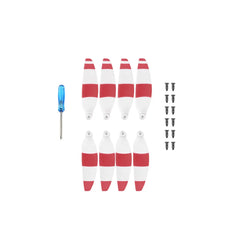 Red and white propellers for DJI Mini 2 Mini SE and Mini 4K