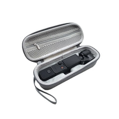 Sleek Grey DJI Pocket 4 case loaded with a single unit camera for professionals.