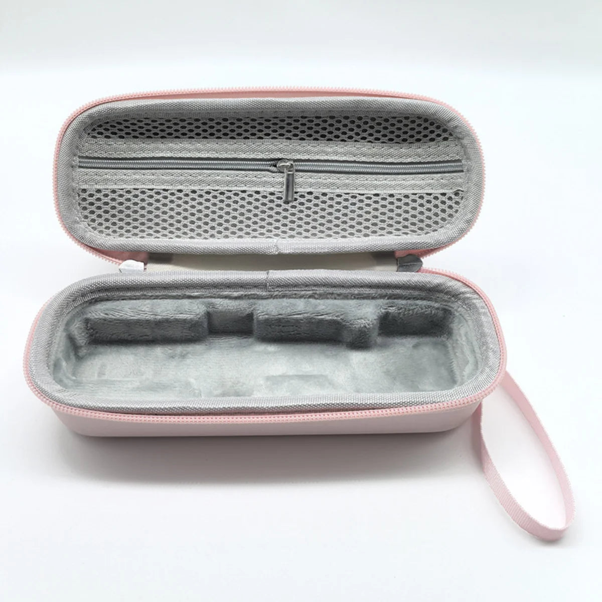 Sakura Pink DJI Pocket 4 empty bag showing premium interior.