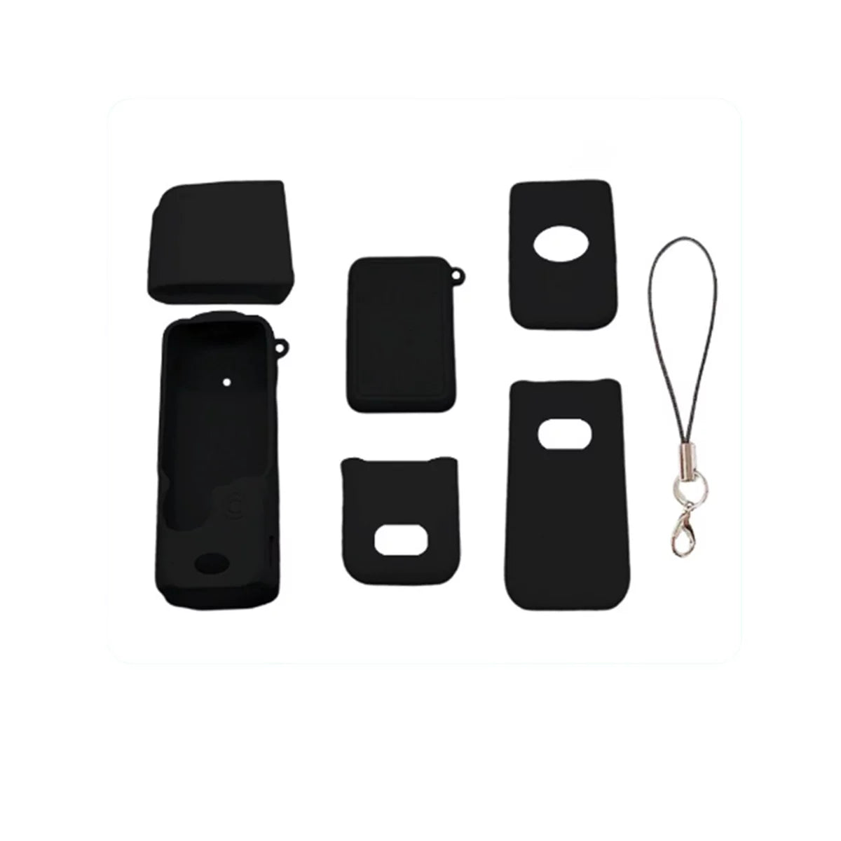 Classic Black professional silicone sleeve for DJI Osmo Pocket 3.