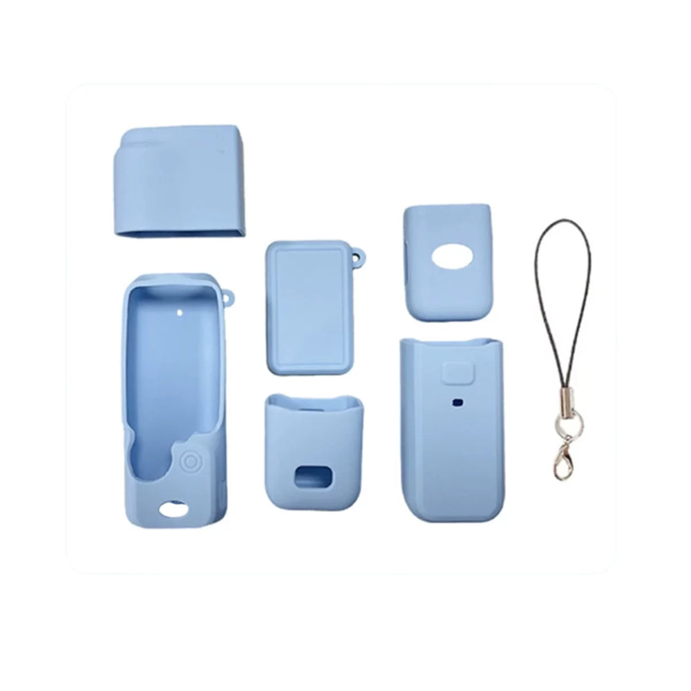 Lake Blue full body silicone guard kit for DJI Osmo Pocket 3.