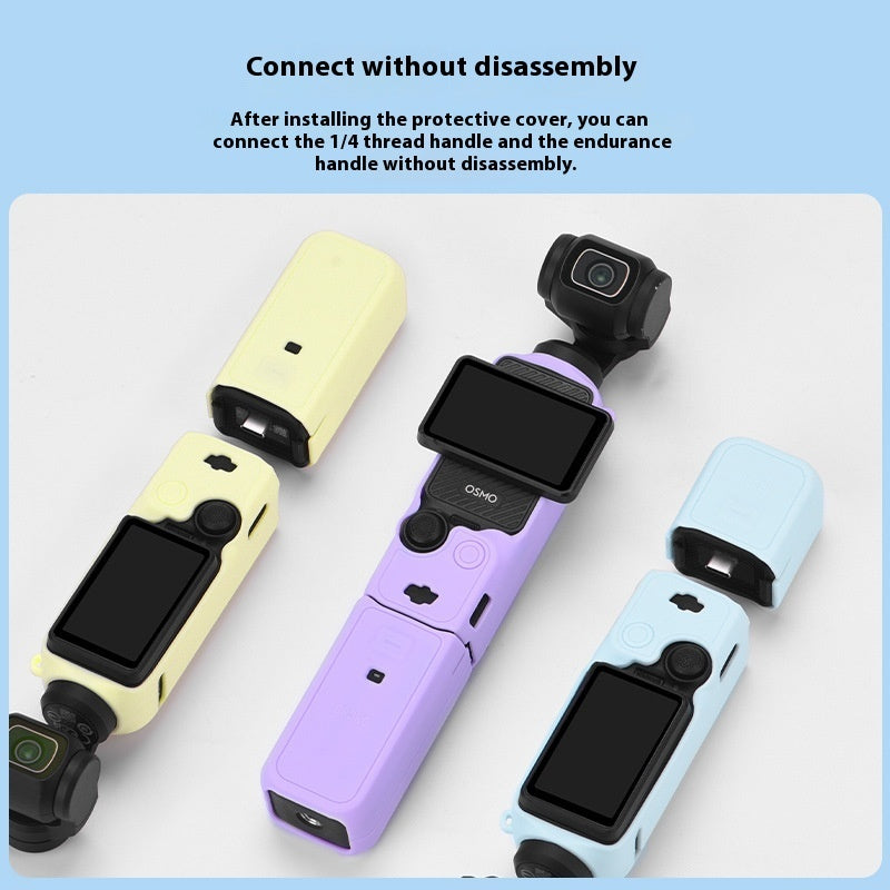 Package contents of DJI Osmo Pocket 3 silicone protective case