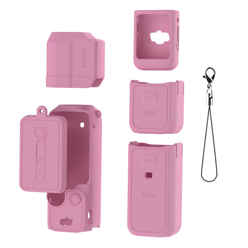 Pink silicone protective case for DJI Osmo Pocket 3