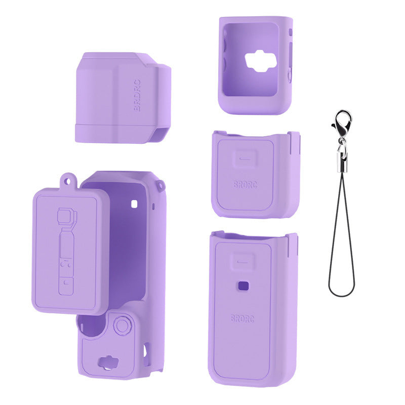 Purple silicone case for DJI Osmo Pocket 3