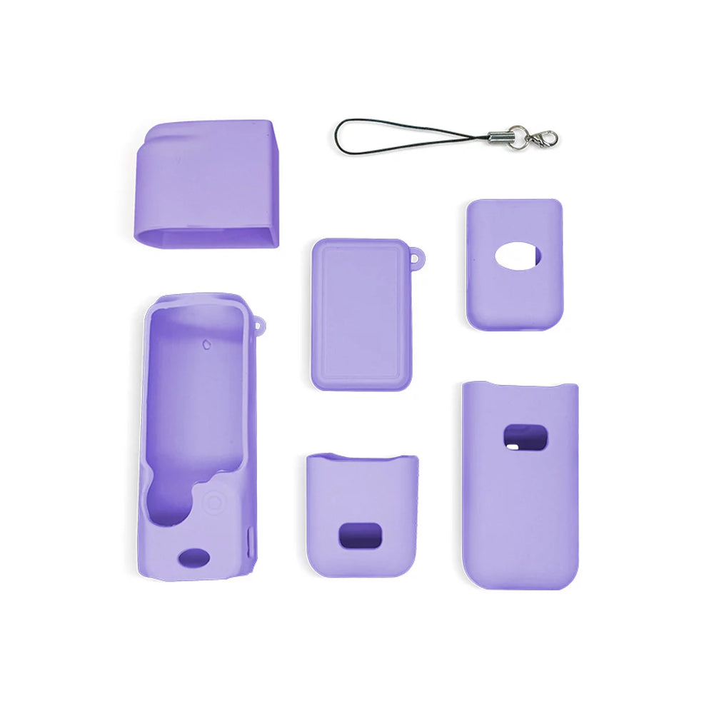 Elegant Violet silicone body and gimbal protector for DJI Pocket 3.
