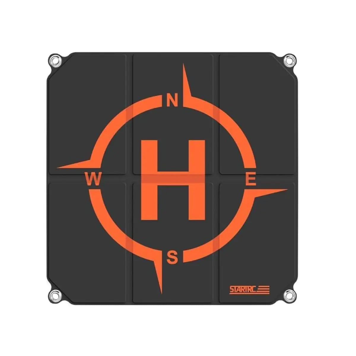 STARTRC 55cm drone landing pad grey side with high-visibility landing markings