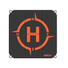STARTRC 55cm drone landing pad grey side with high-visibility landing markings