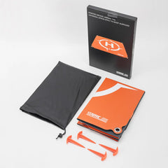 STARTRC 55cm drone landing pad package with four ground stakes and storage bag