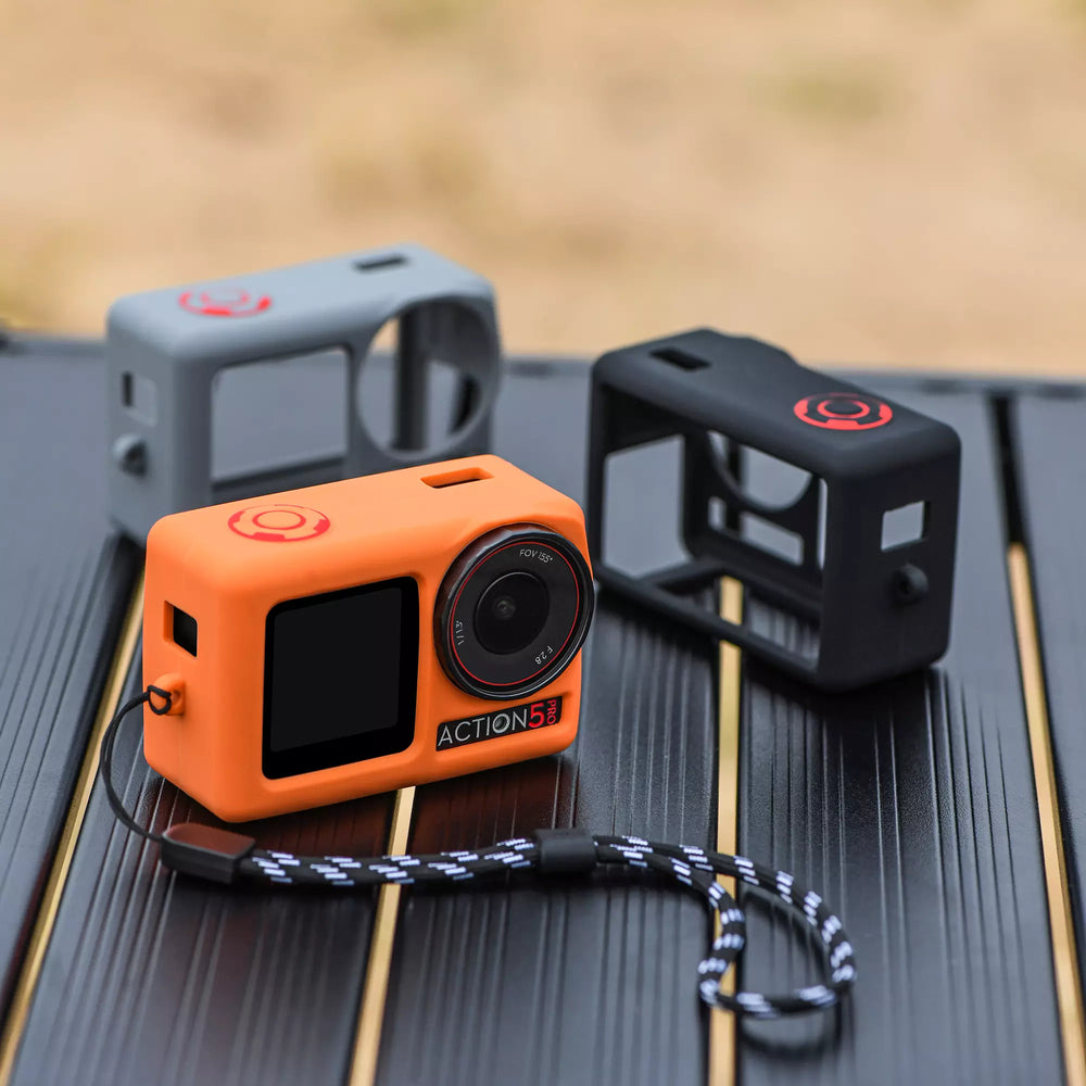 Precise cutouts for buttons and ports on STARTRC Action 5 Pro case.