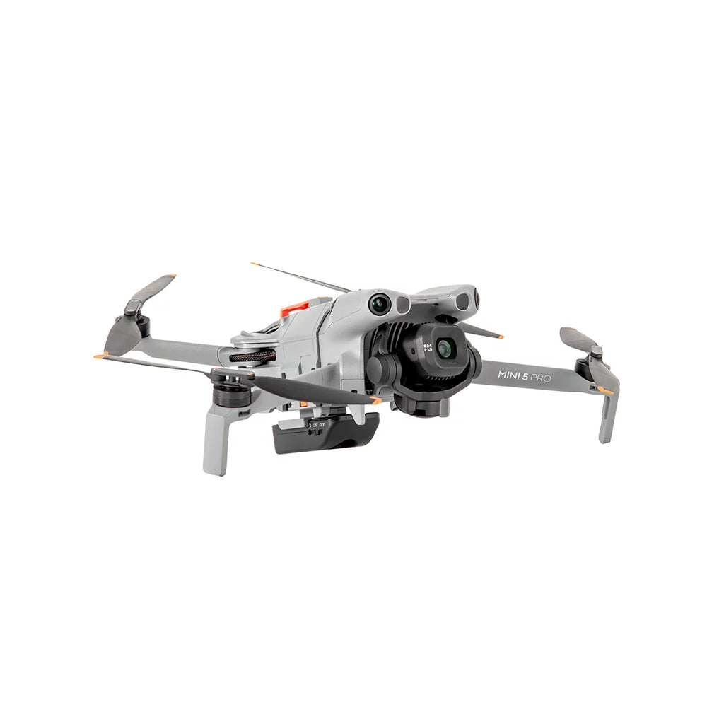 Photosensitive sensor technology for remote payload release via DJI controller.