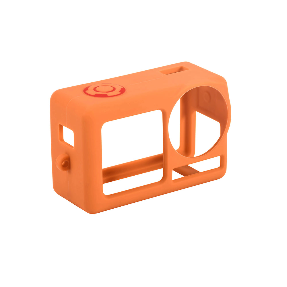 STARTRC DJI Osmo Action 5 Pro silicone protective case in high-visibility Orange.
