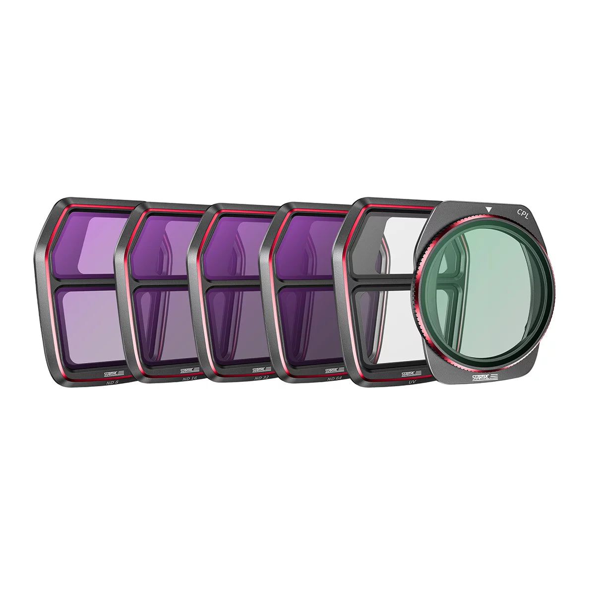 STARTRC DJI Air 3S 6-pack filter kit with ND UV and CPL filters