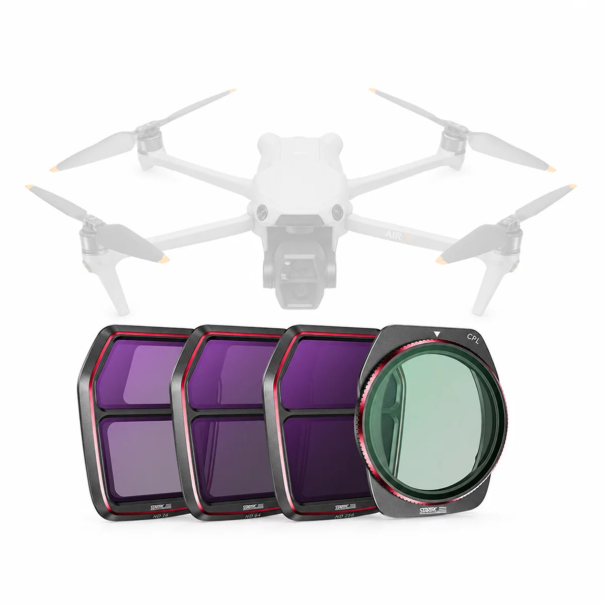 STARTRC DJI Air 3S filter set ND16 ND64 ND256 CPL main product image
