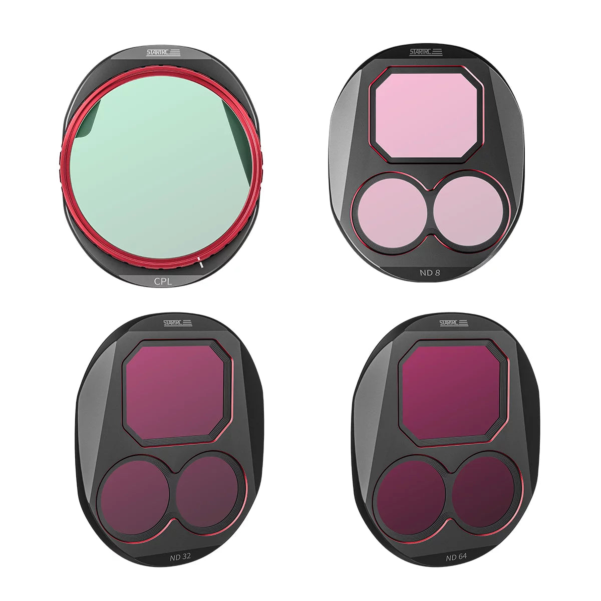 DJI Mavic 4 Pro filter kit with CPL ND8 ND32 and ND64 filters