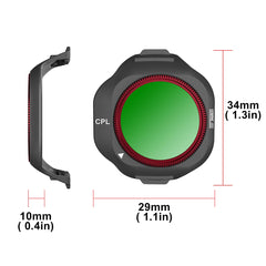 STARTRC DJI Mini 5 Pro filter dimensions and size detail
