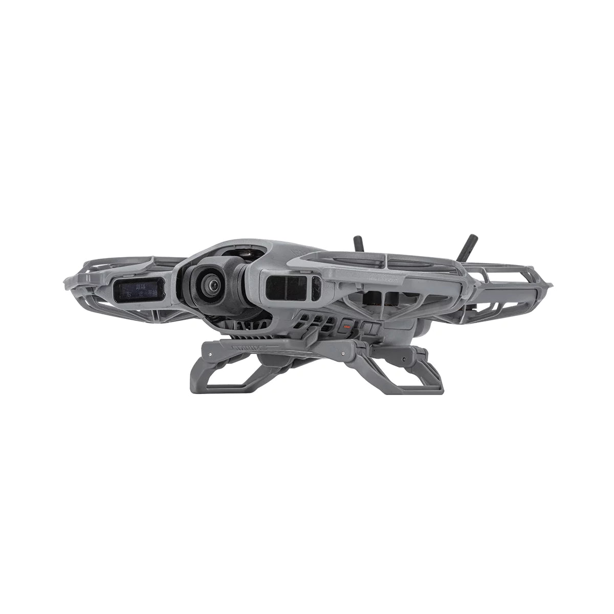 Side view of DJI NEO 2 drone with STARTRC landing gear installed