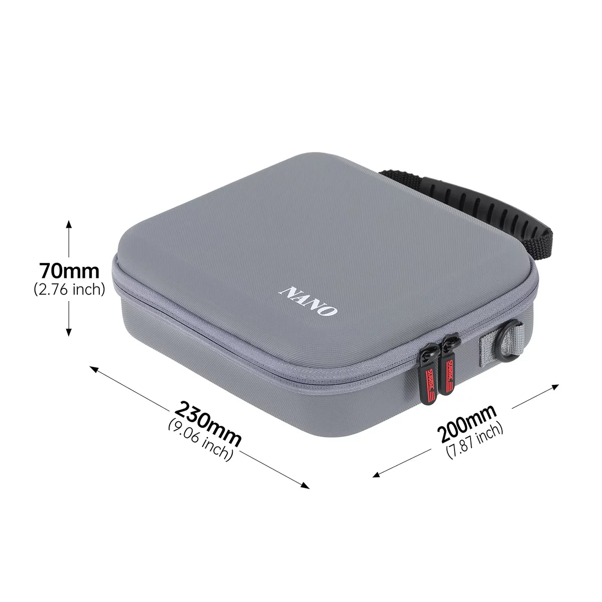 STARTRC DJI Osmo Nano carrying case dimensions 230 by 200 by 70 mm