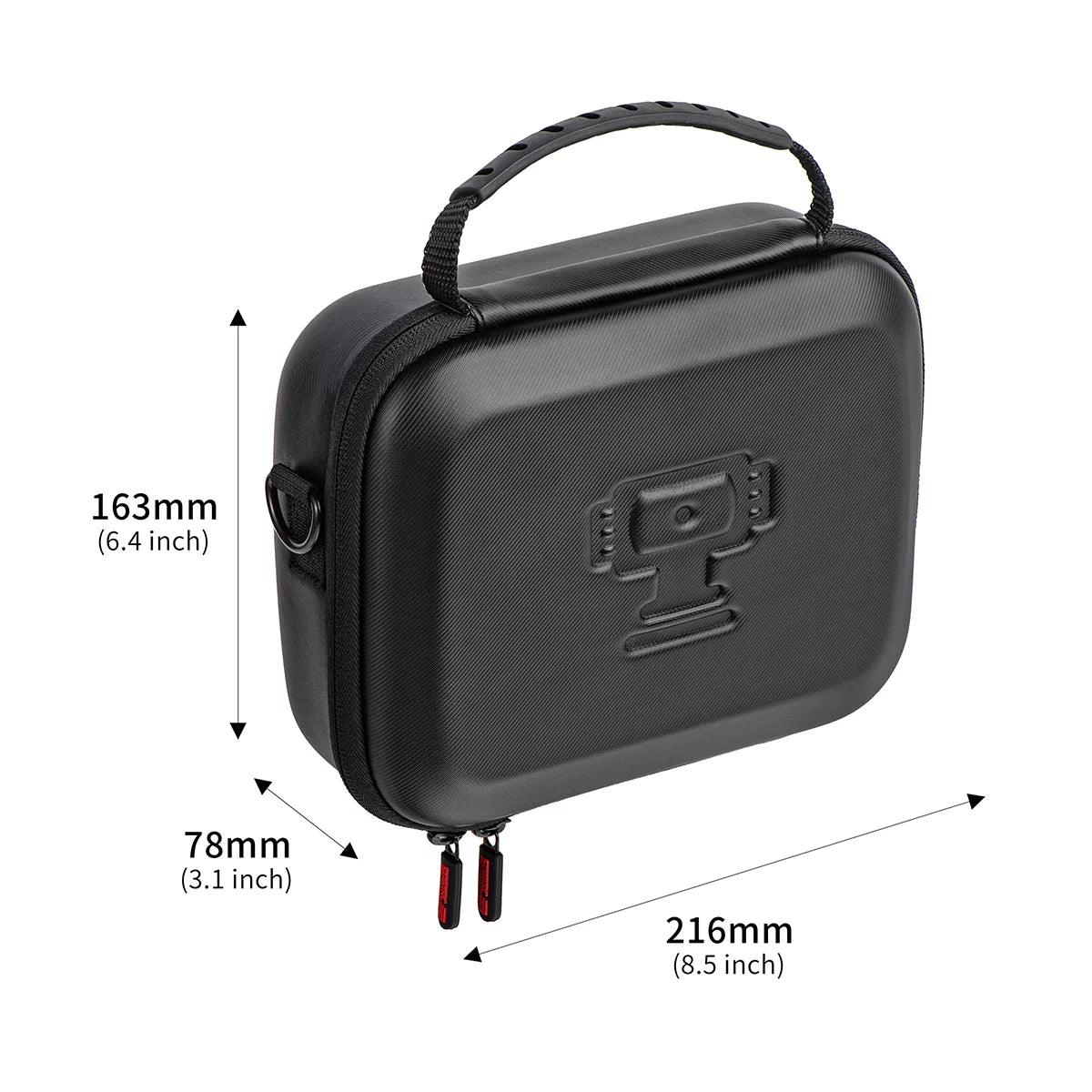 STARTRC DJI Pocket 3 carrying case dimensions 216 by 163 by 78 mm