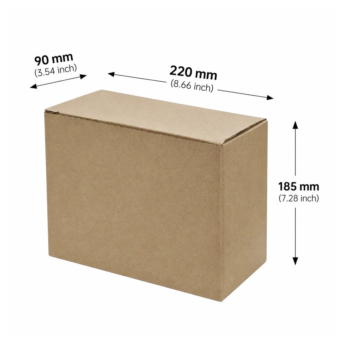 STARTRC DJI Pocket 3 carrying case package dimensions 220 by 90 by 185 mm