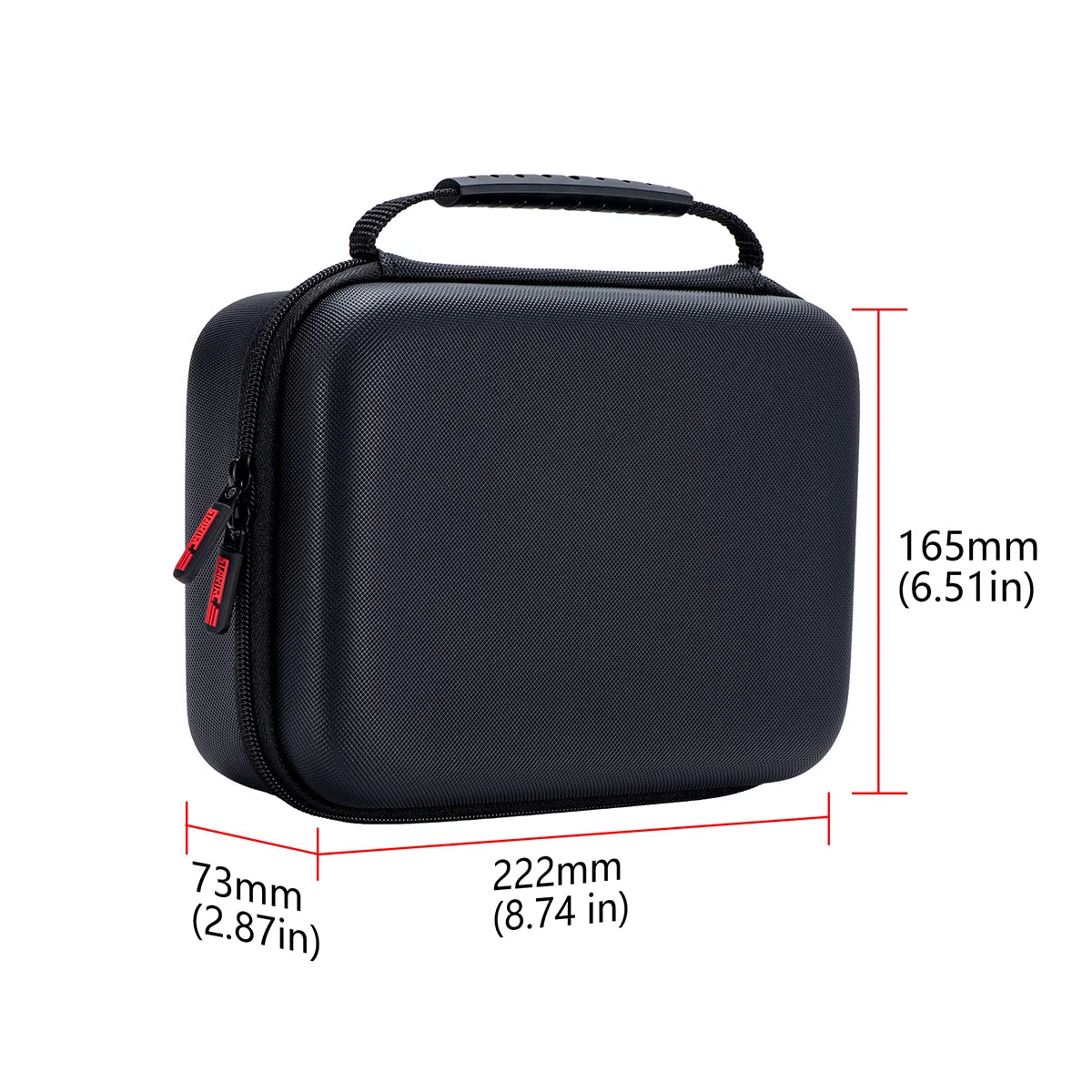 STARTRC DJI Pocket 4 Pro carrying case dimensions 222 by 165 by 73 mm