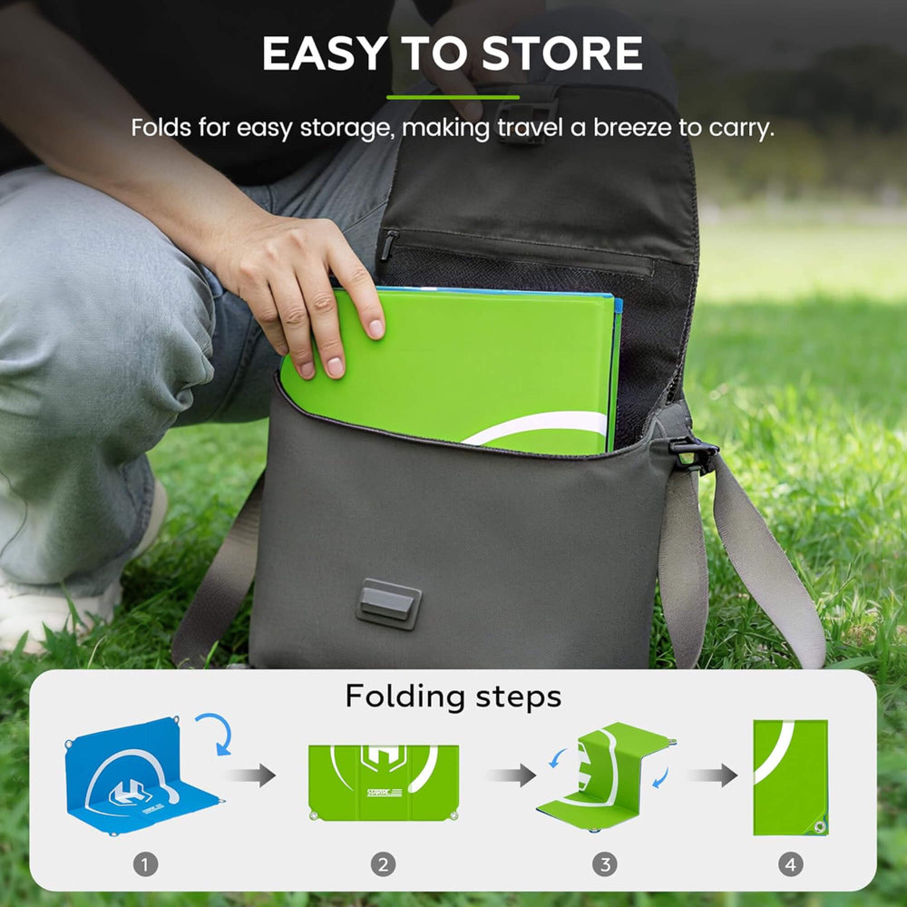 Foldable and portable drone landing pad for outdoor flying