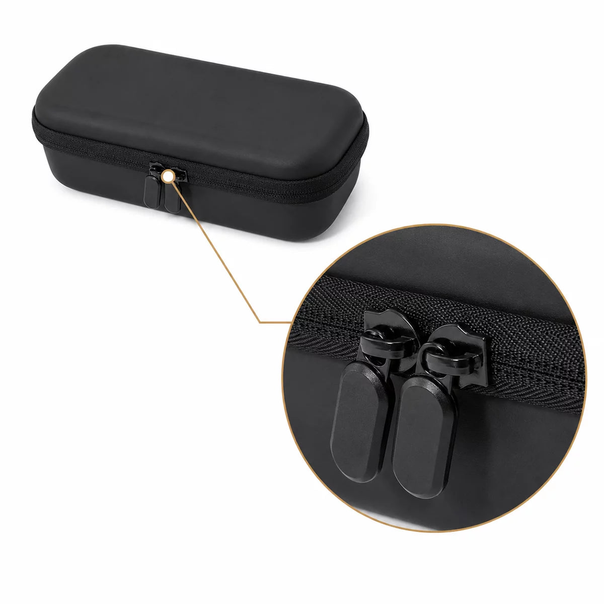STARTRC Insta360 Luna Ultra carrying case double zipper detail for easy access