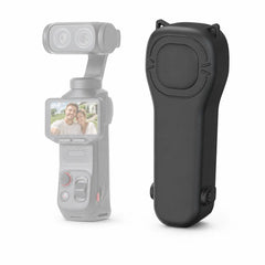 STARTRC black full-body protective case fitted on Insta360 Luna Ultra camera