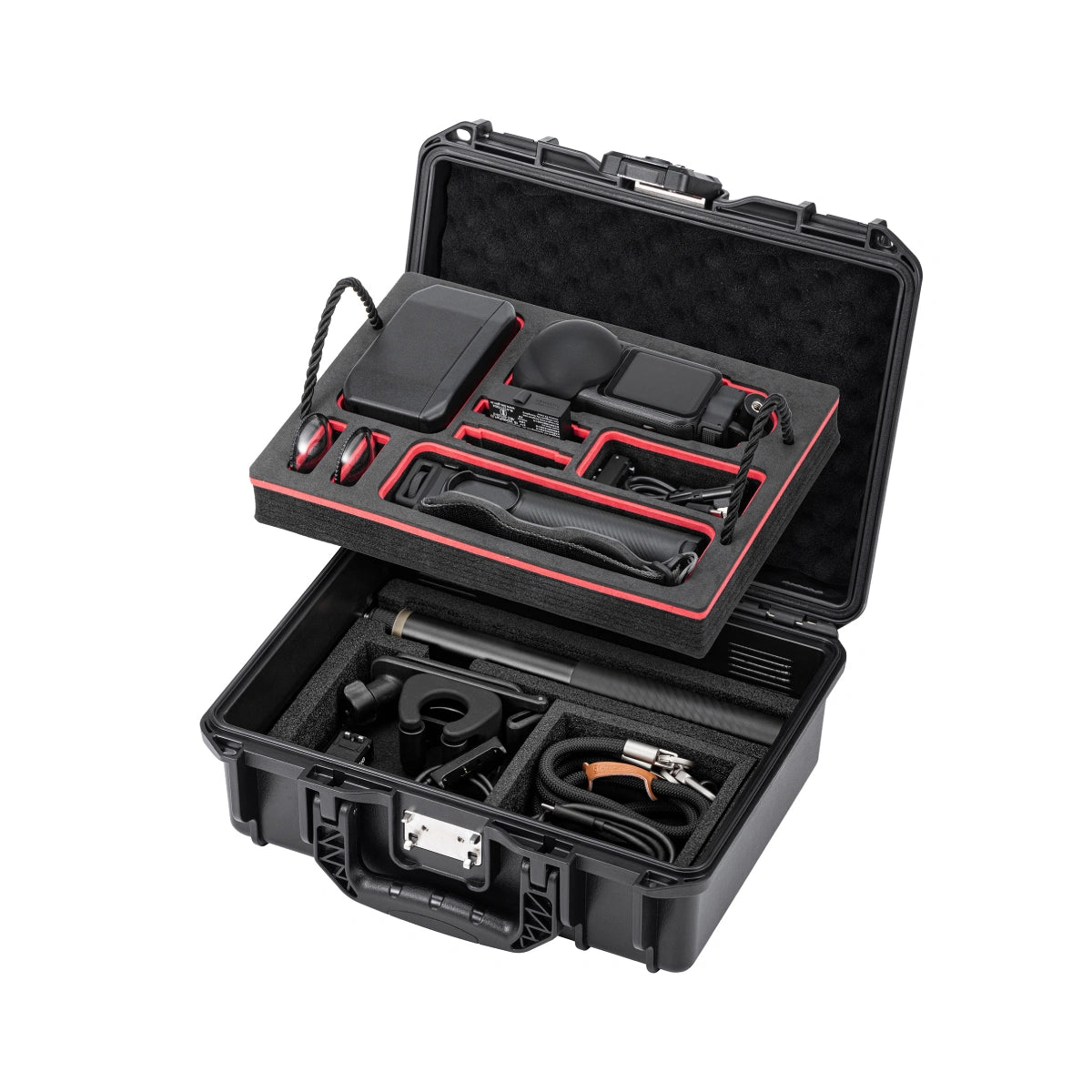 STARTRC Insta360 X6 dual-layer hard case with upper and lower accessory storage