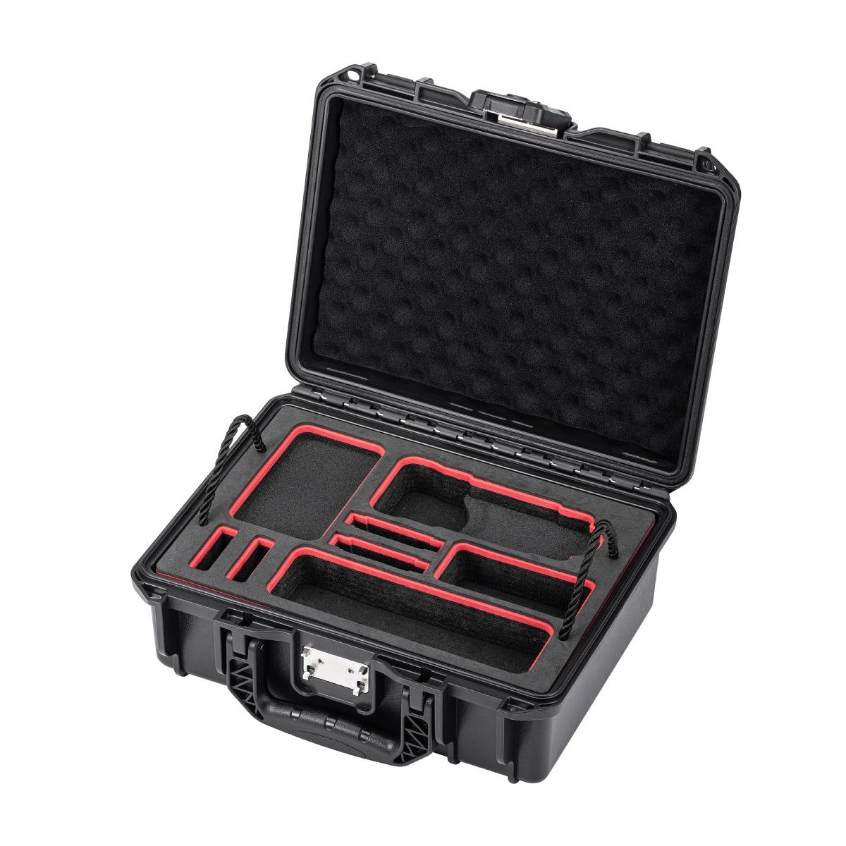 STARTRC Insta360 X6 hard case open view with custom foam storage compartments