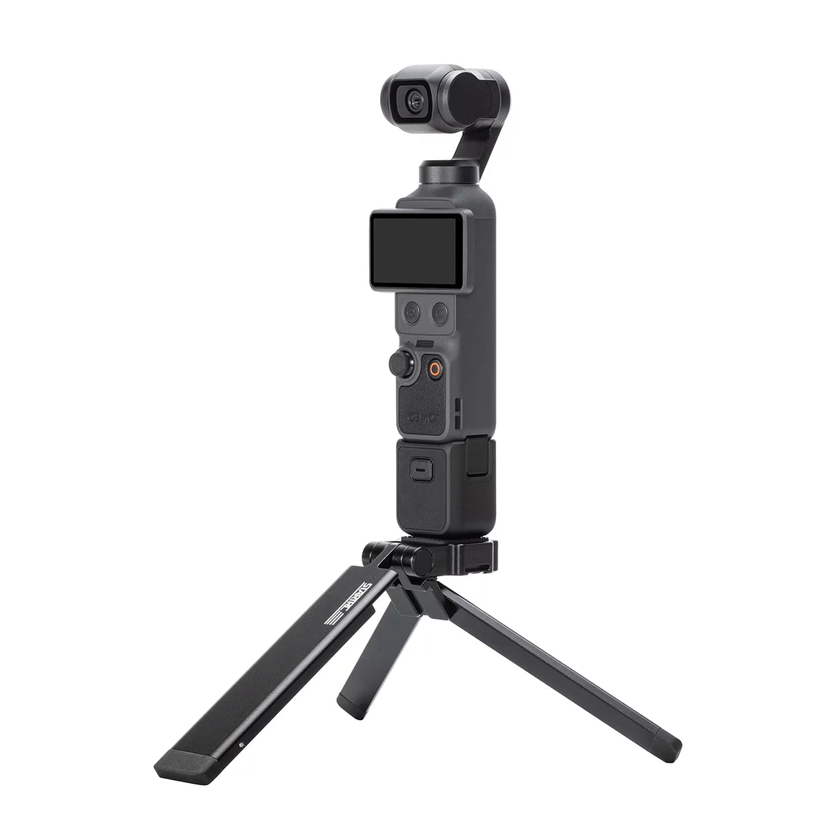 STARTRC magnetic mini tripod used with DJI Pocket 4 on white background