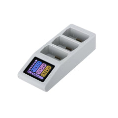 STARTRC 3-channel digital LCD charging hub for DJI Mini 5 Pro batteries.